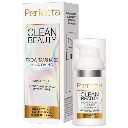 Perfecta Clean Beauty – Odmładzające serum-kuracja na dzień i na noc