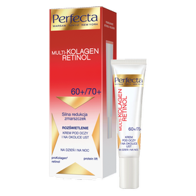 PerfectPerfecta Multikolagen Retinol Rozświetlający krem pod oczy i na okolice ust 60+/70+