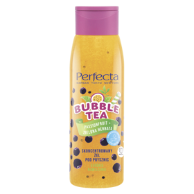 Perfecta Bubble Tea – skoncentrowany żel pod prysznic Passionfruit + Zielona Herbata