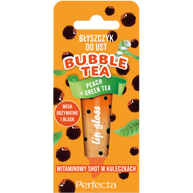 Perfecta Bubble Tea Lip gloss Peach + Green Tea