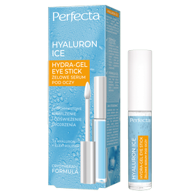 Perfecta Hyaluron Ice Gel Eye Serum 3x Hyaluron + Electrolytes, immediate hydration and refreshing look