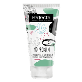 Perfecta No Problem – Glinkowa pasta do mycia twarzy Punktowy reduktor wyprysków
