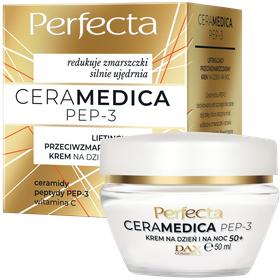 Perfecta Ceramedica PEP-3 Lifting anti-wrinkle day and night cream 50+