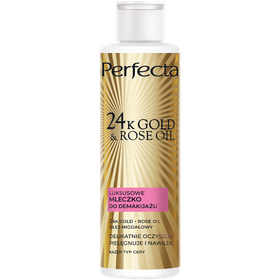 Perfecta 24K Gold&Rose Oil Luksusowe mleczko do demakijażu